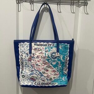 New! Talbots California Leather Tote Bag